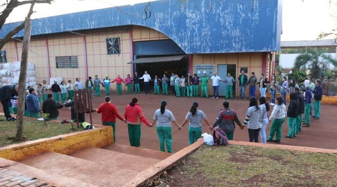 Santa Helena:  Prefeito visita Usina de Reciclagem, anuncia investimentos e reforça importância da separação dos materiais