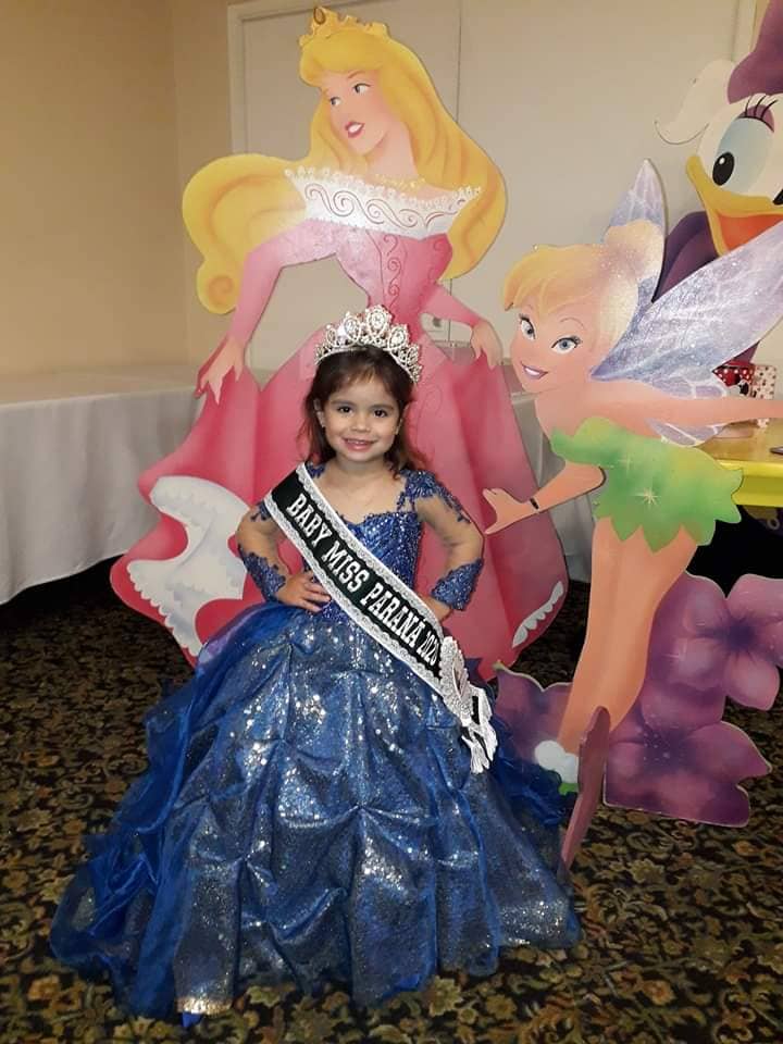 Paola Valentina Dias, de Itaipulândia, é eleita Miss Baby Paraná