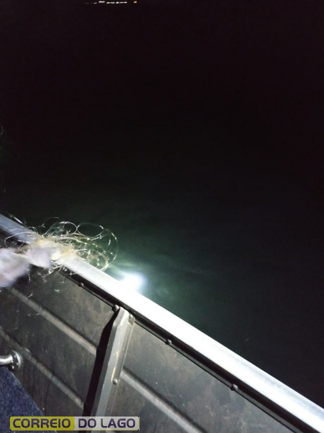 Pescadores estão desaparecidos em Entre Rios do Oeste após barco virar com quatro pessoas; dois foram salvos pela PM