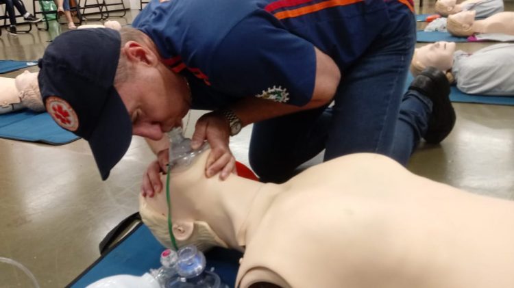 Profissionais do SAMU de Itaipulândia participam de curso de Suporte Básico de Vida