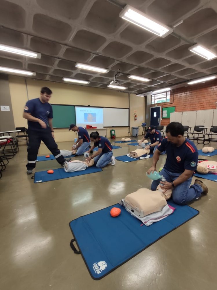 Profissionais do SAMU de Itaipulândia participam de curso de Suporte Básico de Vida