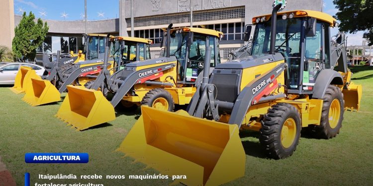 Itaipulândia recebe novos maquinários para fortalecer agricultura