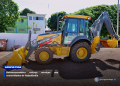 Retroescavadeira reforçam serviços nas comunidades de Itaipulândia