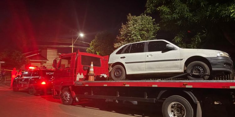 ATUALIZAÇÃO: Veículo supostamente utilizado por executores do homicídio em Itaipulândia é encontrado abandonado no interior de Missal