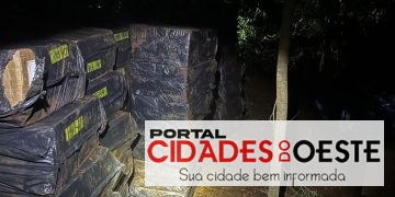 Polícias Federal e Militar apreendem cigarros contrabandeados após fuga em Itaipulândia