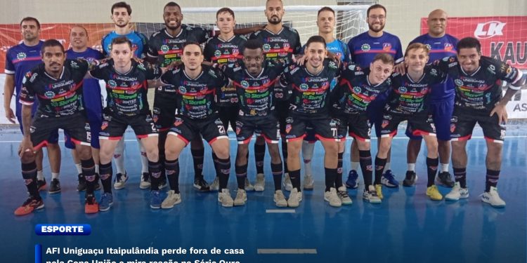 AFI Uniguaçu Itaipulândia perde fora de casa pela Copa União e mira reação na Série Ouro